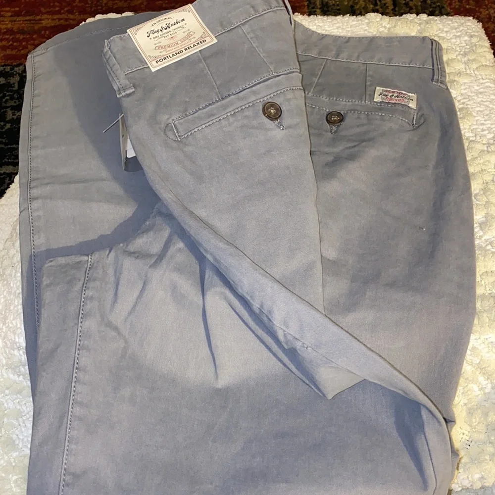 Flag & Anthem Portland Chino‎ Relaxed Grey